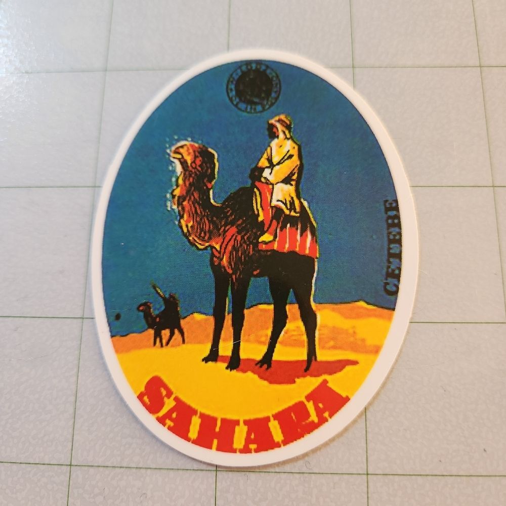 10/$10 Sticker Sahara Camel Desert Travel